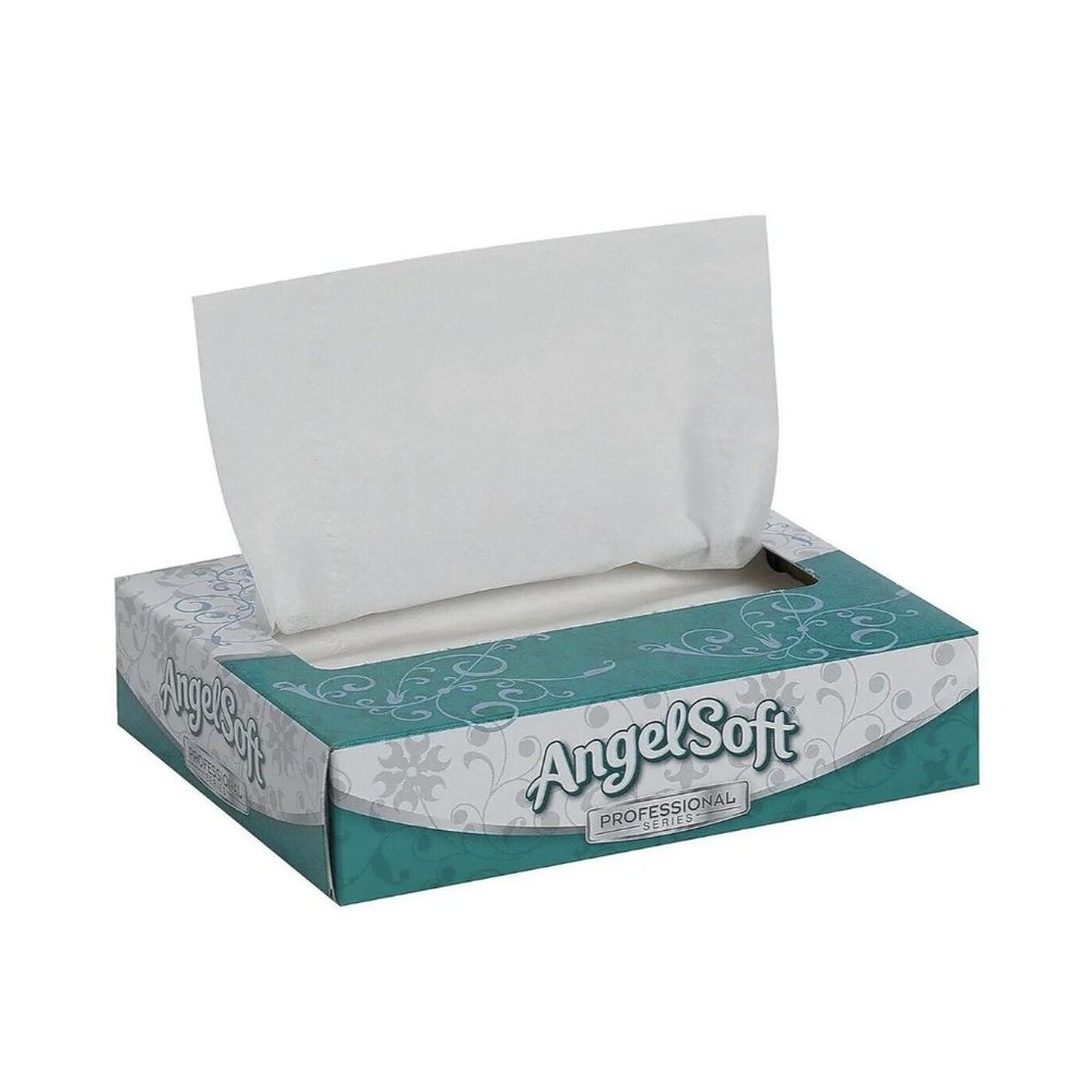 Angel Soft Professional Series 2-Ply Facial Tissue Flat Box 50 Count 1 Flat Box